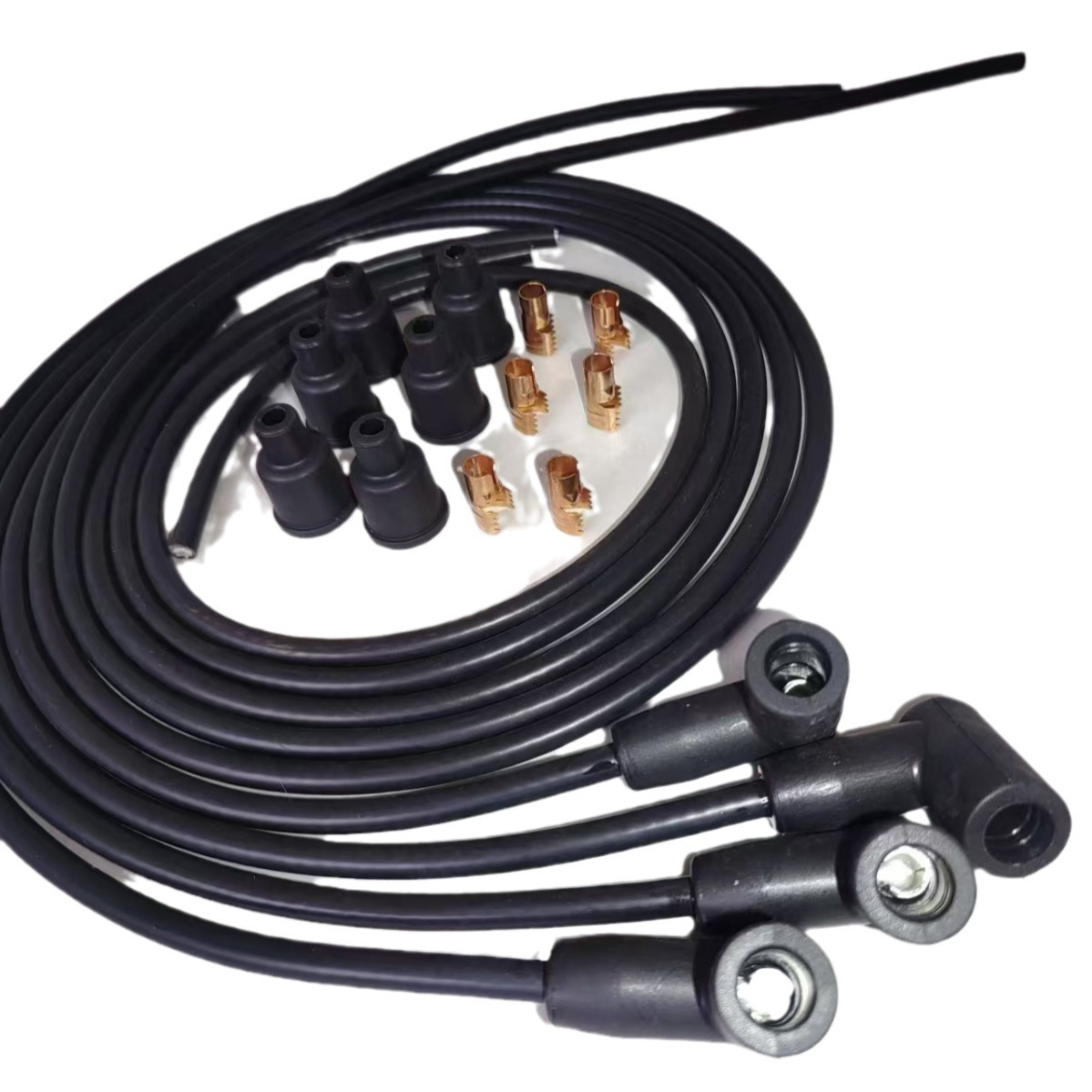 4-cylinder spark plug wire suit for Ford front 8N 9N12259B 9N Jubilee 2N