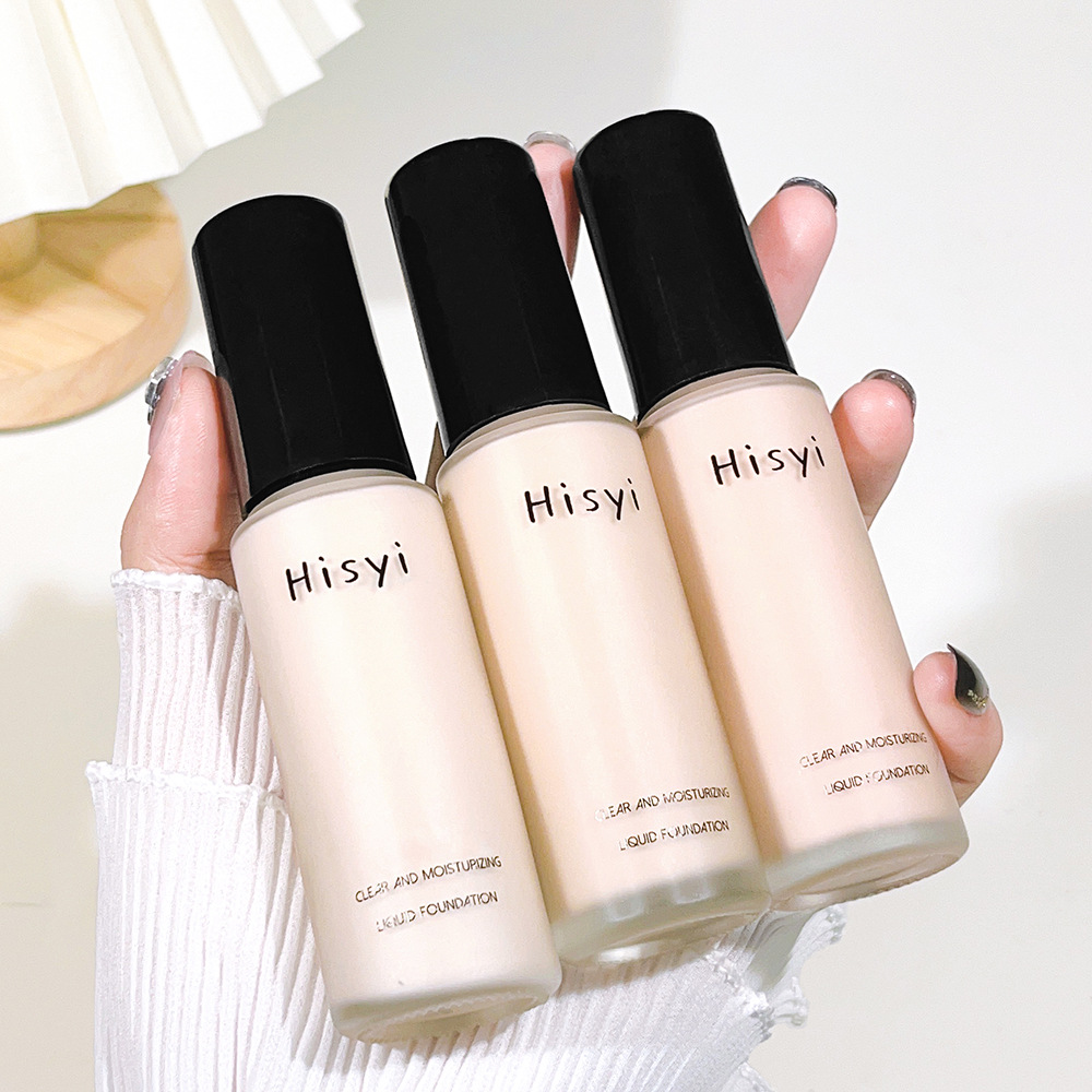 HISYI Clear Water and Moisturizing Foundation Naturally Brightening Lightweight Makeup-holding Skin Color Base Isolation bb Cream for Students