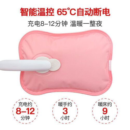 GB 3C cartoon rechargeable hot water bag hot baby electric heating pad hand warmer skin-friendly plush electric hot water bag