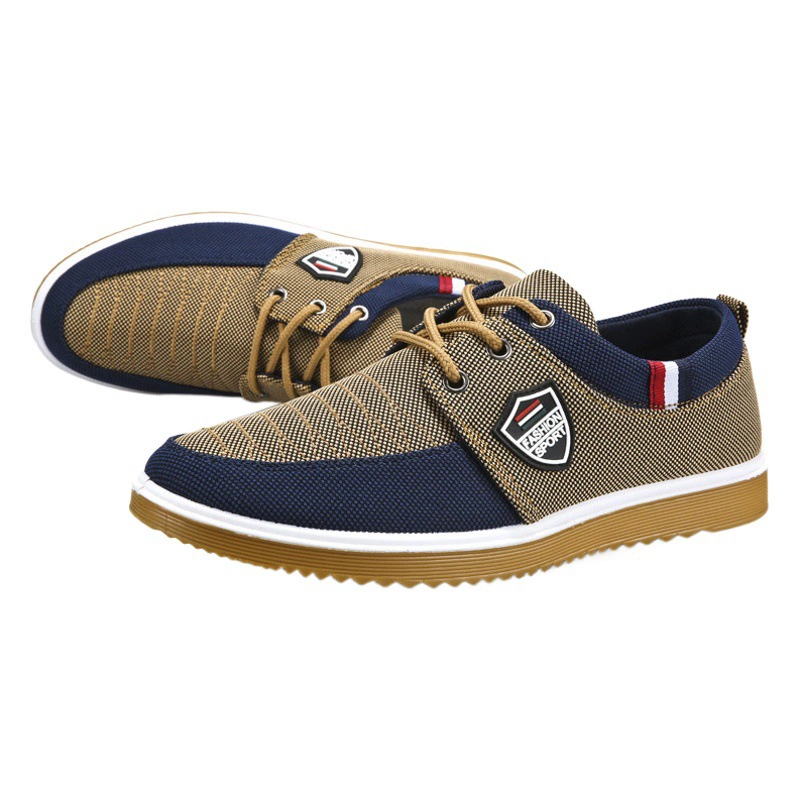 Старая пекинская обувь из ткани мужская оптовая рабочая обувь повседневная обувь корейская мужская обувь на шнуровке повседневная обувь холст большой размер