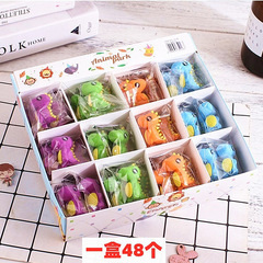 Children's eraser cartoon dinosaur shape cartoon eraser primary school students learning supplies kindergarten prize stationery