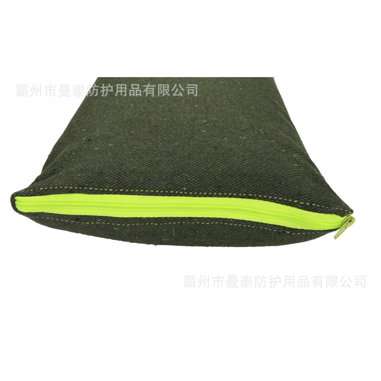 绿色加密帆布防汛沙袋30*70抗洪应急堵水沙包防洪有机硅拉链沙袋