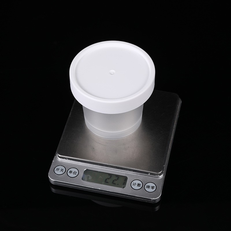 磨砂新款冰淇淋杯通用包装零食果汁双皮奶布丁盒粘土玩具水晶泥盒