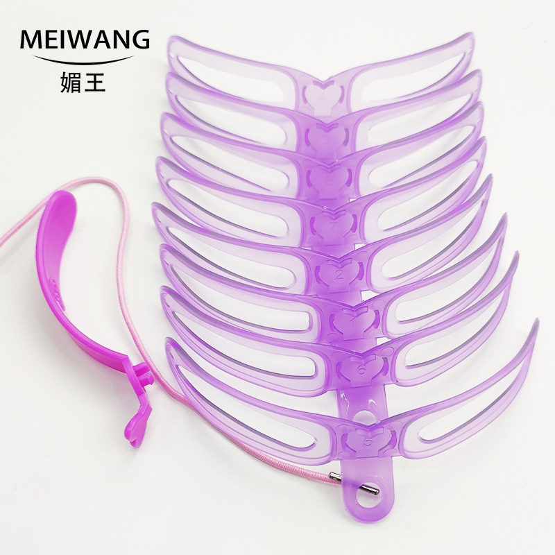 The fourth generation eyebrow drawing artifact beginner full set eyebrow pencil eyebrow hair sticker suit eyebrow card eyebrow drawing auxiliary device quick eyebrow surgery