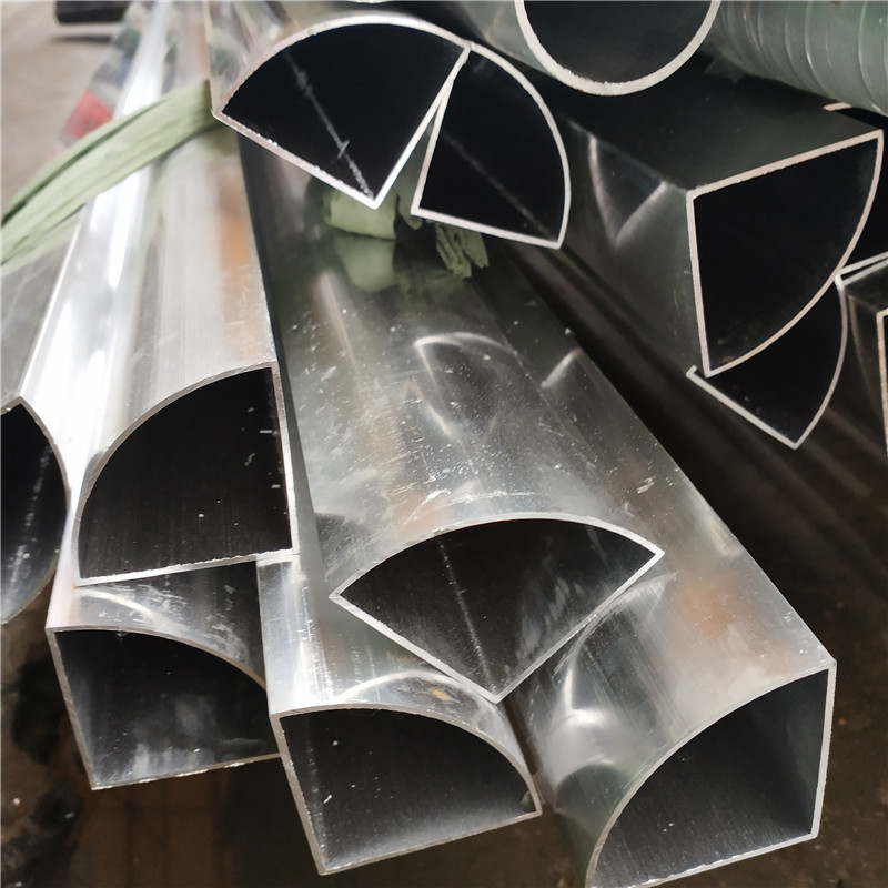 6063铝合金铝型材直角阳光房半圆形20619050T5度7