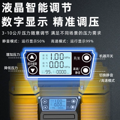 Hava kompressorları: Pump Small 220V Woodworking High-Pressure