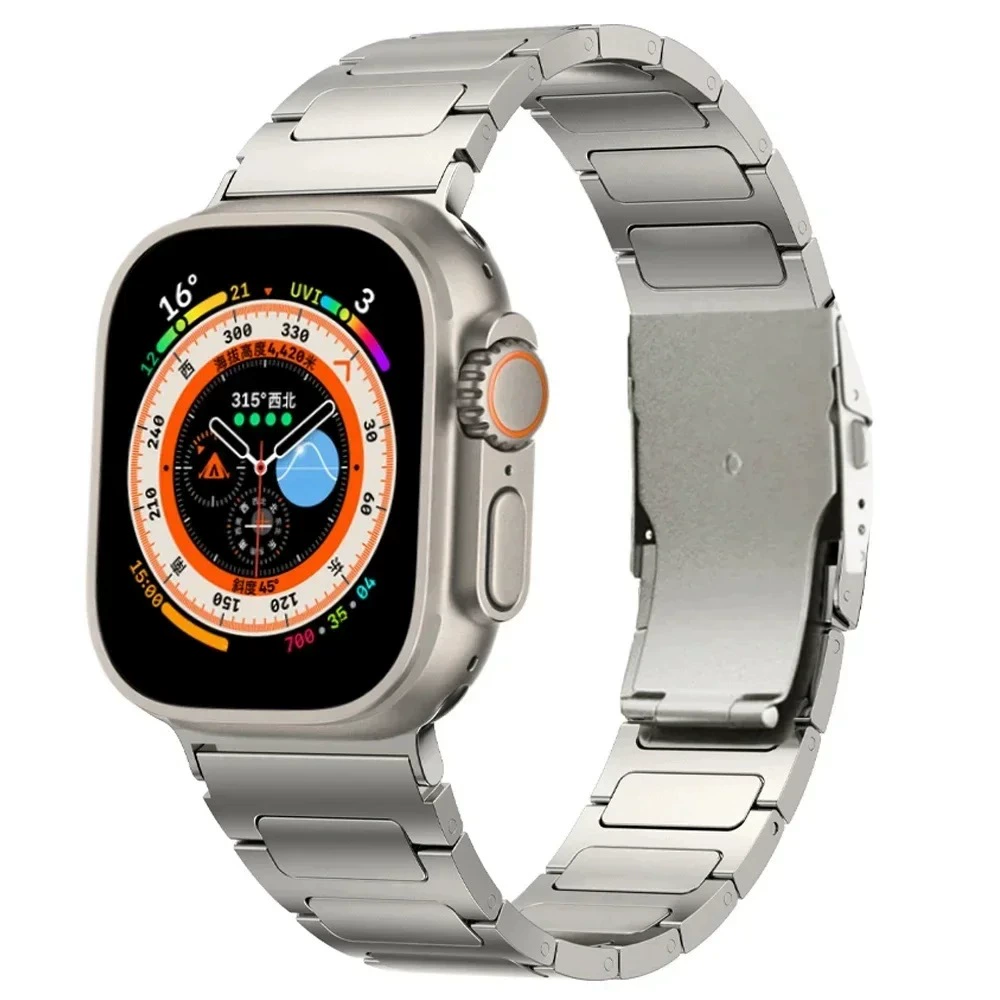 Подходит для Apple titanium ремешок Apple Watch 6 7 8 SE Ultra 49 Titanium ремешок
