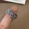 Кольцо с крестом, стиль буки
