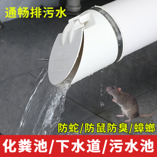 160/50/75/110 pipe check valve PVC drain pipe sewer check valve anti-reverse water drain pipe deodorization