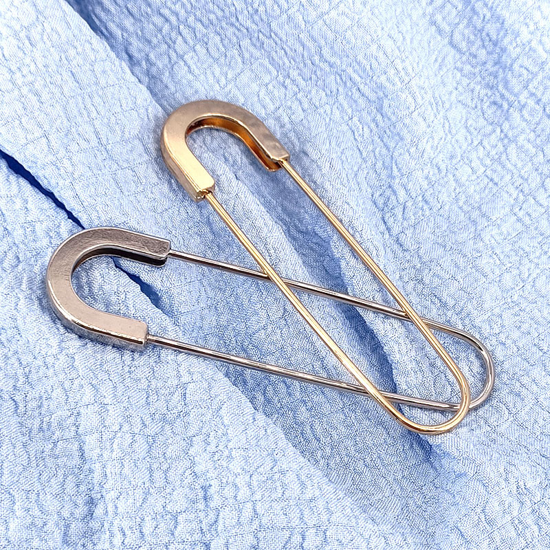 合金圆头U形别针收腰固定安全扣针胸针衣服装饰DIY配件别针饰品