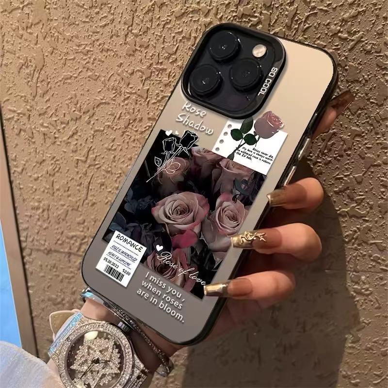 Nueva etiqueta romántica europea y americana para iPhone 16 funda para teléfono móvil Apple 15promax/14/13pro1 2/11