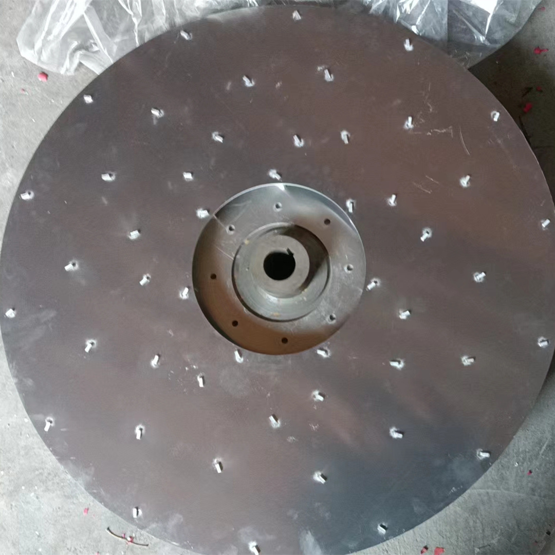 铝镁合金叶轮AZY60-2000-37汽轮机轴封抽风机 轴加风机专用叶轮