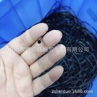 彩色硅胶管非标尺寸硅胶软管颜色黑白色套管 可裁切喷油丝印加工
