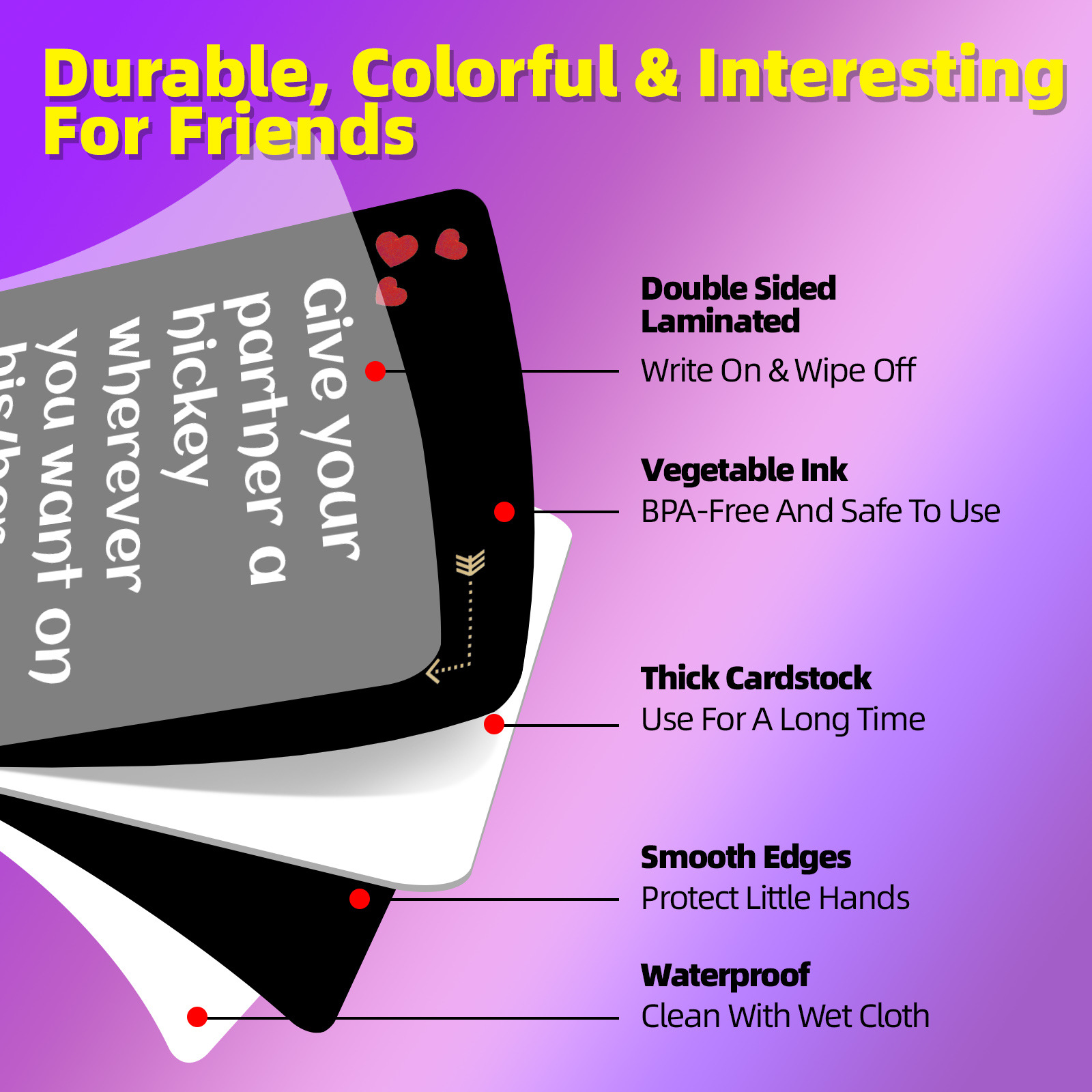 Carte da gioco per coppie 50 carte creative per testing_voghion.com