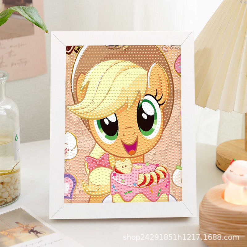 Diamante nuevo lápiz de dibujos animados pequeño nuevo pegatino diy puzzle manual regalo de cumpleaños para niños estudiantes