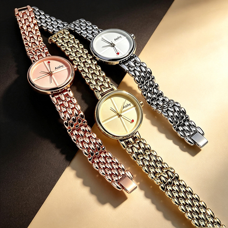 Wholesale Ck Style Exquisite Fashion High-End Women's Diamond-Encrusted Quartz Bracelet Tiktok Influencer Style Cross-Border Hot-Selling Watch Wholesale Ck Style Exquisite Fashion High-End Women's Diamond-Encrusted Quartz Bracelet Tiktok Influencer Style Cross-Border Hot-Selling Watch