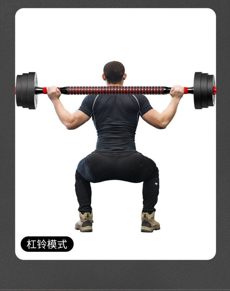 Dambıl erkek spor ev ekipmanları ayarlanabilir ağırlık kadın kettlebell halter yurt kombinasyonu seti 50 kg çift