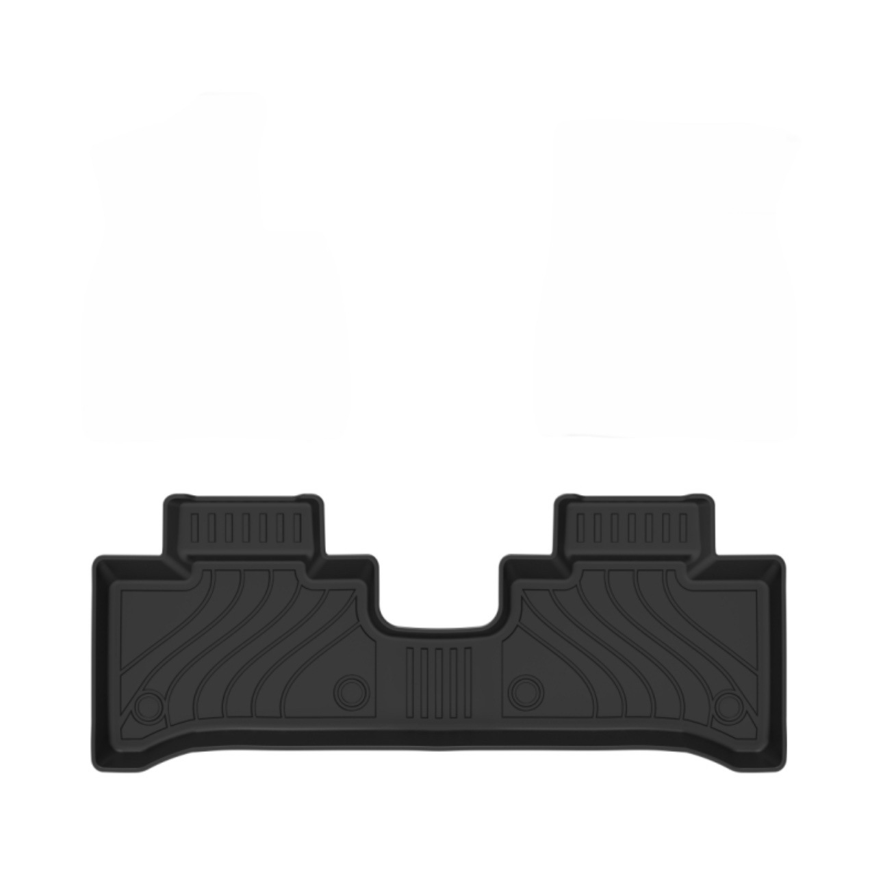 TPE Car Floor: Mercedes-Benz Universal Foot Pad - benz-eqe-suv-rear-seat-tpe-floor-mat