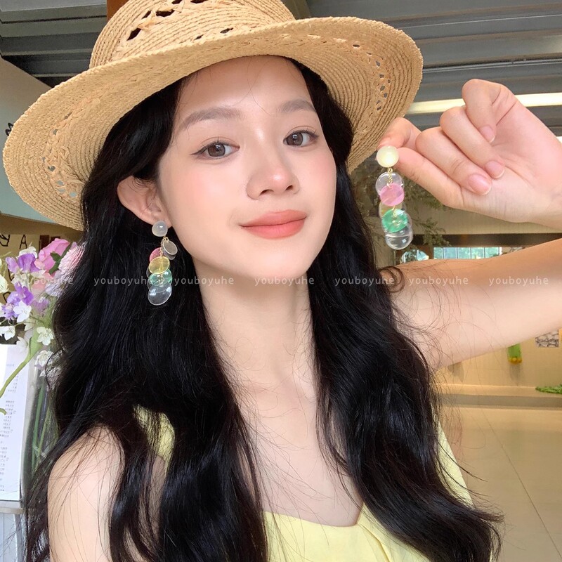 温柔风花朵锆石流苏耳环女轻奢高级感独特设计精致耳钉夸张耳饰品|undefined