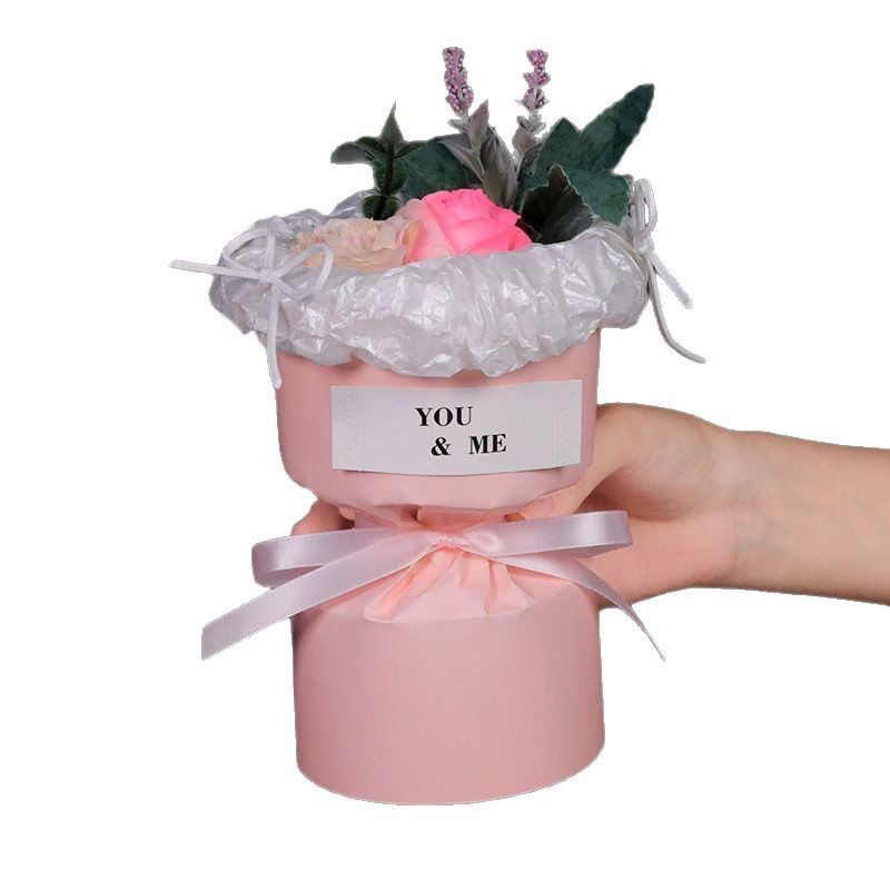 Mini primer amor de estilo coreano en una pequeña fragancia de estilo de hoja de paquete de papel de embalaje de flores artefactos materiales de embalaje de flores