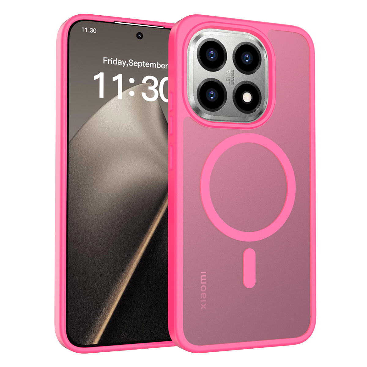 Aplicable en el extranjero Xiaomi 15T succión magnética caso de teléfono celular sensación de piel semipermeable anti-caída 17Pro caso de protección al por mayor