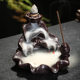 New creative backflow incense burner small household indoor flow smoke ornamental ornaments incense sandalwood Zen aromatherapy