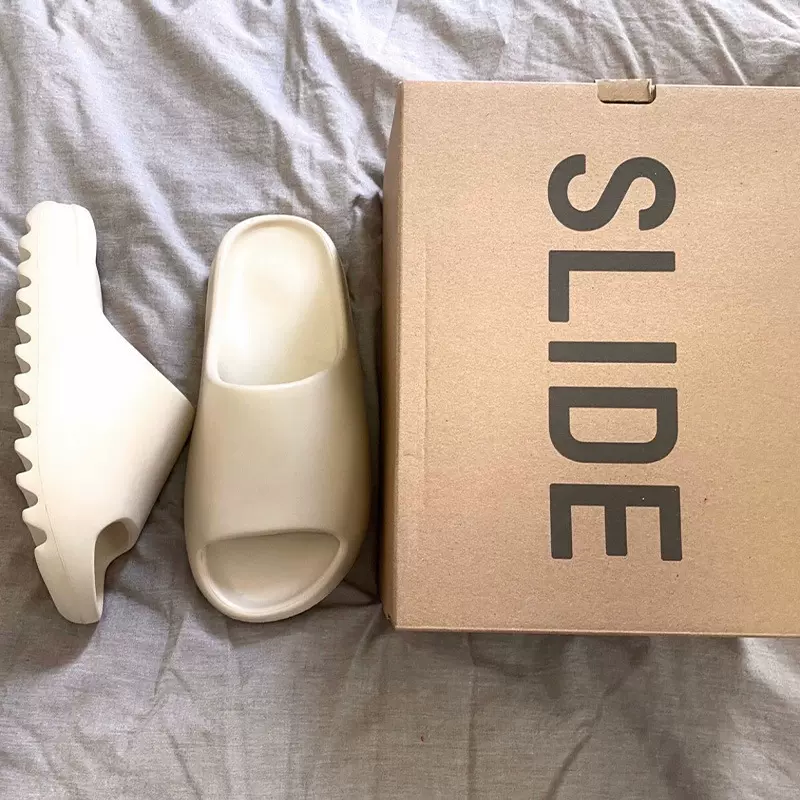 2025椰子拖鞋男yeezy暖沙黄slide一字拖防滑外穿踩屎感男女拖鞋潮