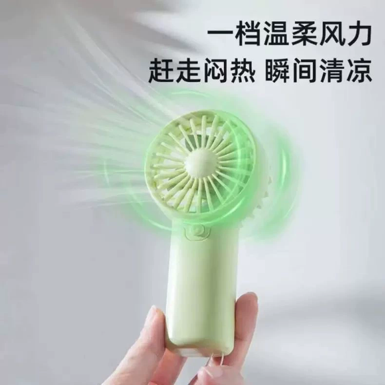 Small handheld air fan for students, travel pocket battery, Birthday gift