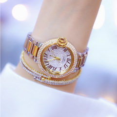 BS新款熱賣手錶廠家直銷外貿鍊表海外經典滿鑽輕奢品牌女表FA1439