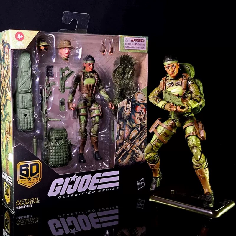 Набор экшн-фигурок G.I. Joe 60 лет снайпер 6 дюймов
