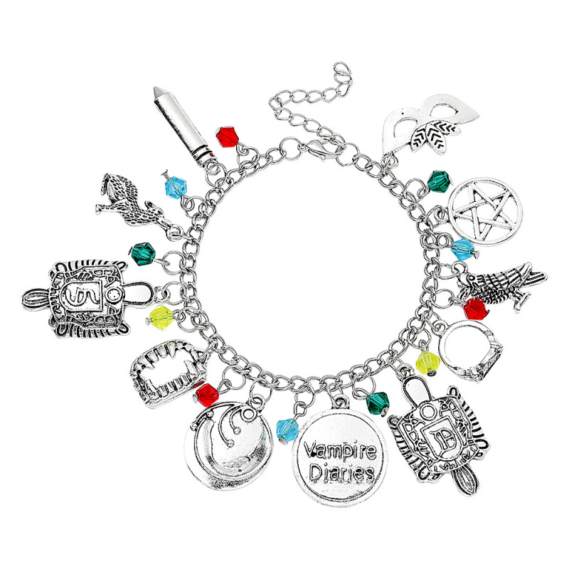 Cross-Border Temu New European and American Movie Evil Power Supernatural Combination Bracelet Alloy Jewelry Cross-Border Temu New European and American Movie Evil Power Supernatural Combination Bracelet Alloy Jewelry