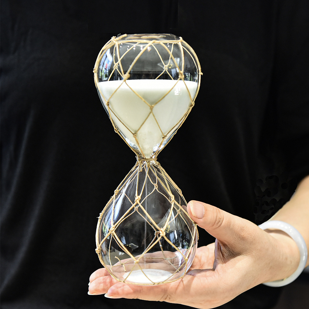 30 minutos relojes de vidrio creativos para el hogar decoración de escritorio fábrica de regalos al por mayor relojes de arena