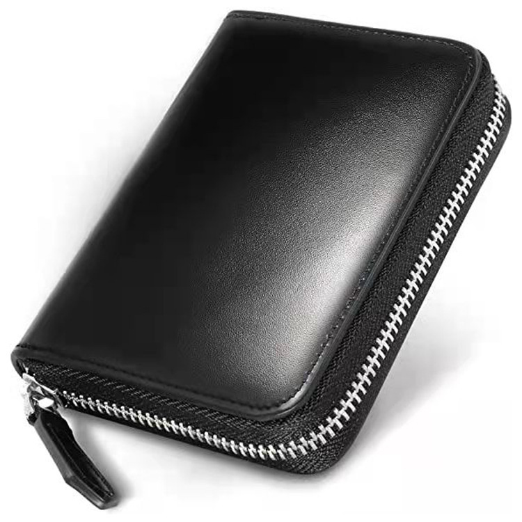 Japan Amazon Lotte New Leather Anti-horse Hip Leather Men's Wallet Short Cowhide Zipper Coin Purse