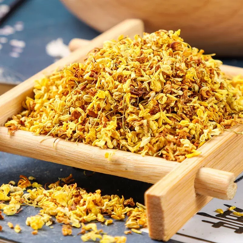 Dried Osmanthus Flowers Gui Hua Hua Tea 500g Canister Aromatic Herbal Floral Tea for Brewing and Blending key features