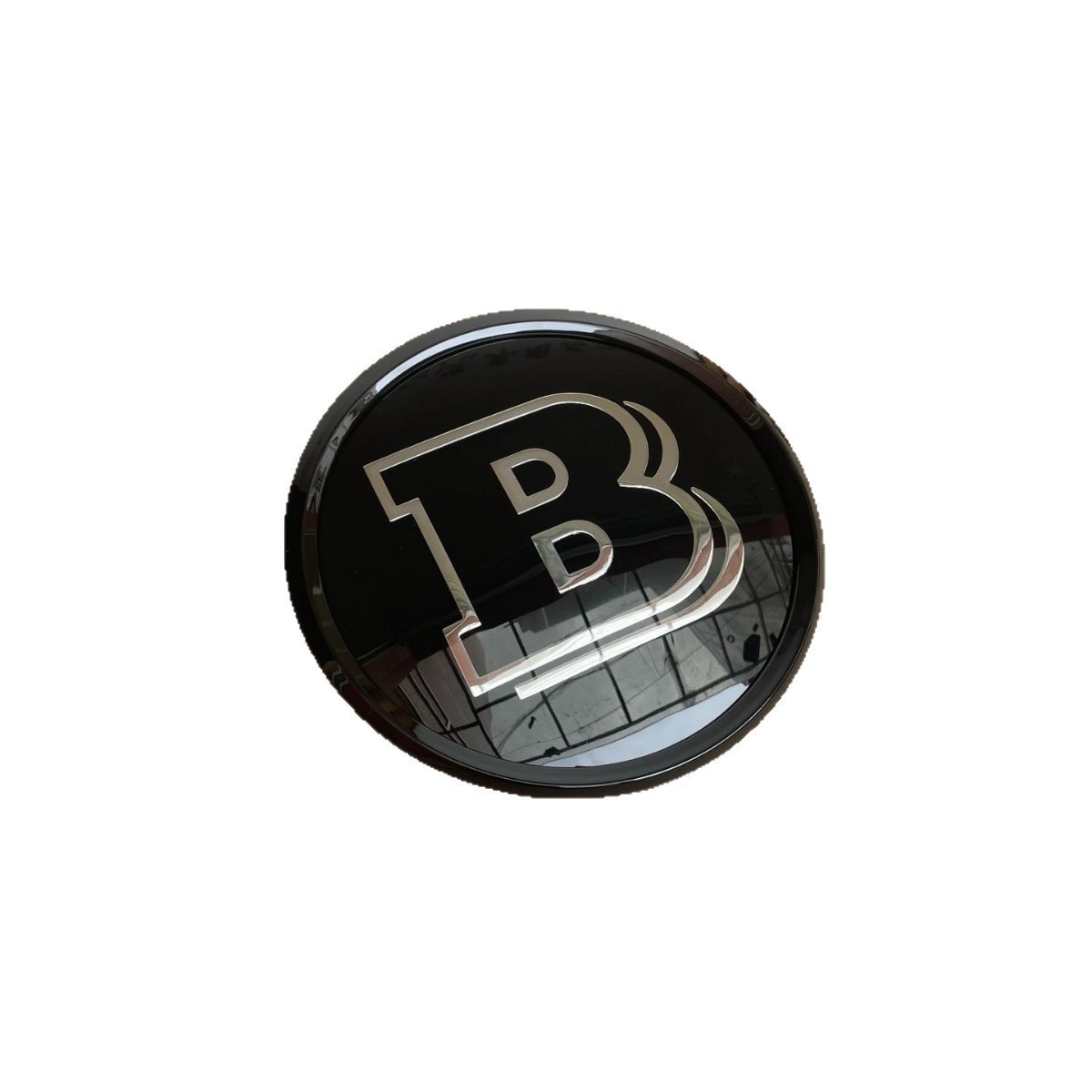 Suitable for Mercedes-Benz C E Glc Gle Gla Cla a B Mirror Logo Brabus Style Large Front Grille Emblem