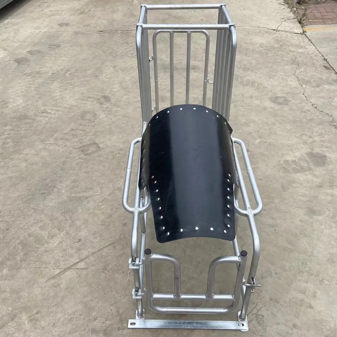 Rack de semilla de cerdas elevación rack de semilla de cerdo pie bajo rack de semilla de suelo galvanizado en caliente soporte de recolección de semilla