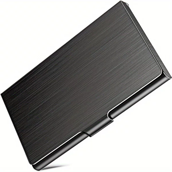 Business Stainless Steel Electroplated Business Card Box Titanium Black Business Card Holder Rose Gold Business Card Box Bronze Card Storage Box