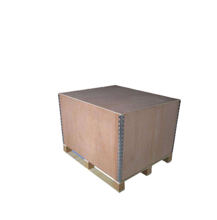 实力厂家专业生产不锈钢铁皮钢带木箱危包木箱可拆卸UN木箱包装箱