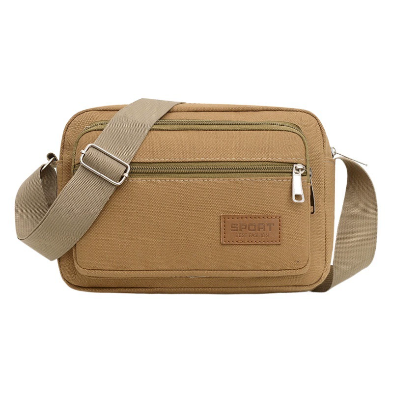 Многослойная деловая сумка Коллекция Кошелек Холщовая женская сумка через плечо Сумка через плечо Повседневная сумка Мужская маленькая квадратная сумка