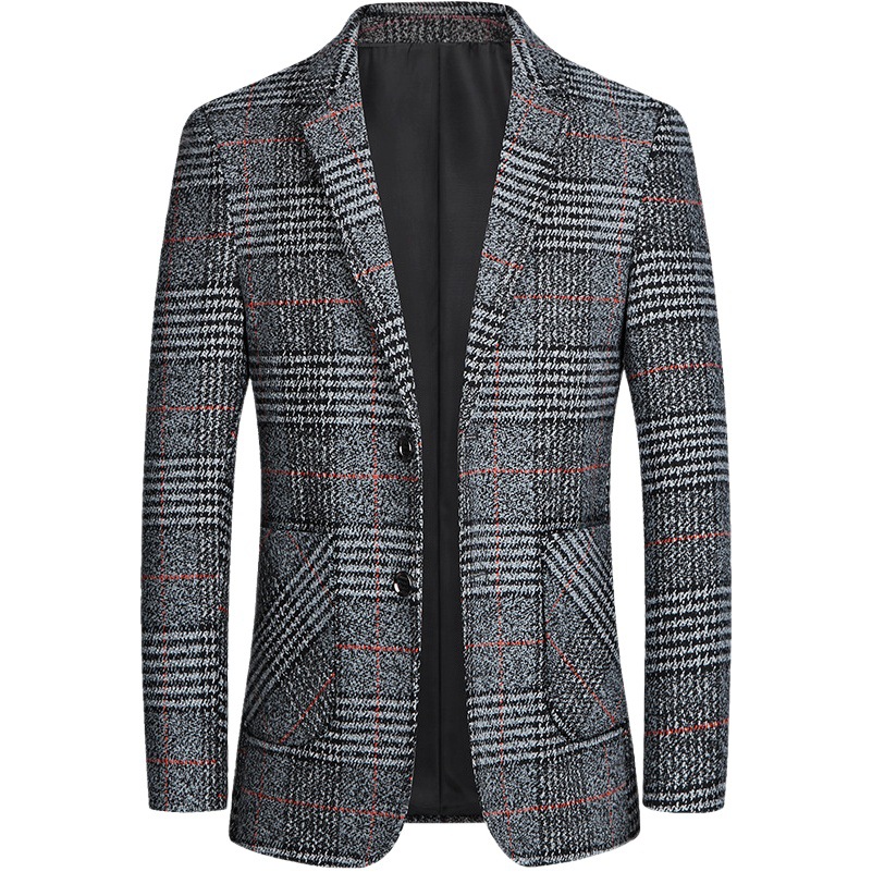 2023 traje de primavera y otoño traje casual de negocios de los hombres pequeño traje chaqueta de moda de los hombres coreanos SLIM-Fit single-West top