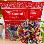 俄罗斯风味国产巧克力糖果紫皮糖太妃糖混合装零食大礼包年货批发