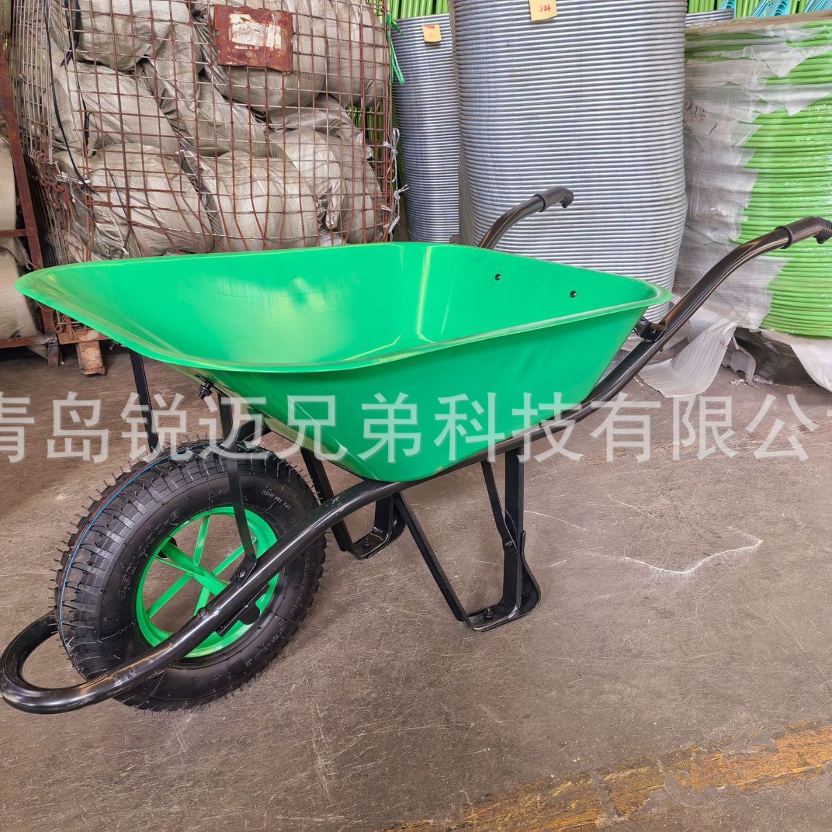 批发农用工具工地泥沙石子搬运载重独轮车建筑小推车单轮WB6400S