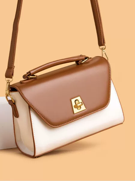 Cross-border Bag Women's 2025 New Fashion Retro Bag Exquisite Handbag Commuter All-match Shoulder Bag Crossbody Bag