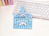 Cute ticket clip Curomi long tailpana big ear dog handbook data classification clip photo folder and folder