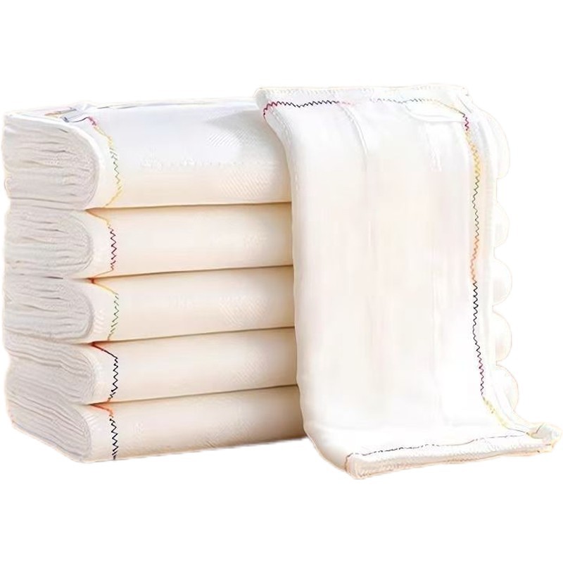 Rainbow cleaning cloth, kitchen antibacterial oil-repellent dishcloth, thickened cotton gauze dish towel, household absorbent cleaning towel