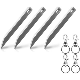 Portable Heavy-Duty Pry Bar Keychain Multifunctional Crowbar Household Portable Pry Bar Self-Defense Bottle Opener Box Opener