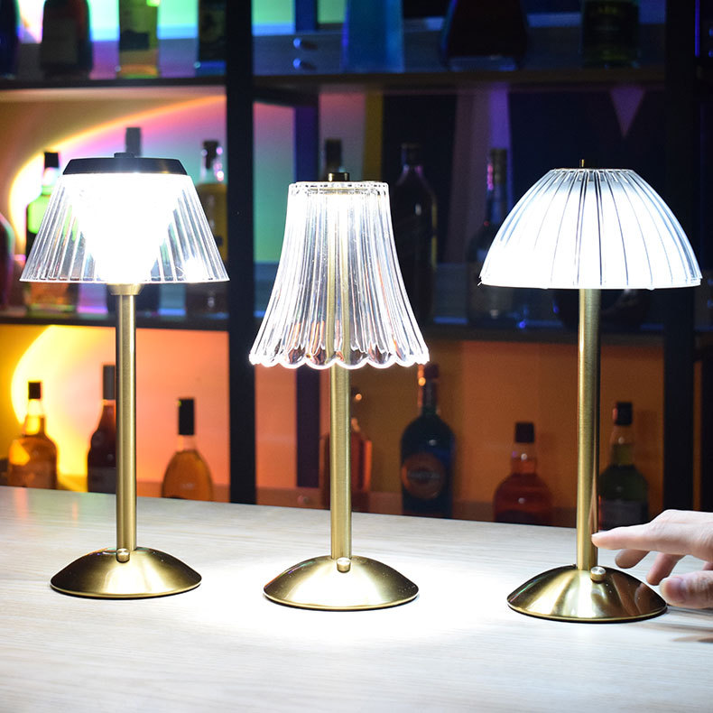 retro creative table lamp for bed