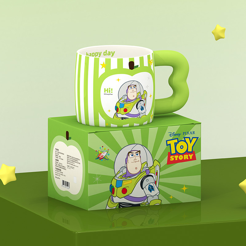 Tazas de agua de cerámica de alto valor facial para mujeres nuevas tazas de marca 2025 tazas de pareja Stitch caseras regalos de cumpleaños para beber agua