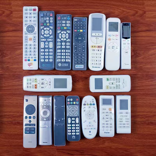 Factory in stock wholesale for Gree air conditioner remote control silicone transparent HD protective cover waterproof dust cover