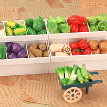 仿真食玩蔬菜大葱树脂配件diy奶油胶发夹头绳微缩超市娃娃屋批发